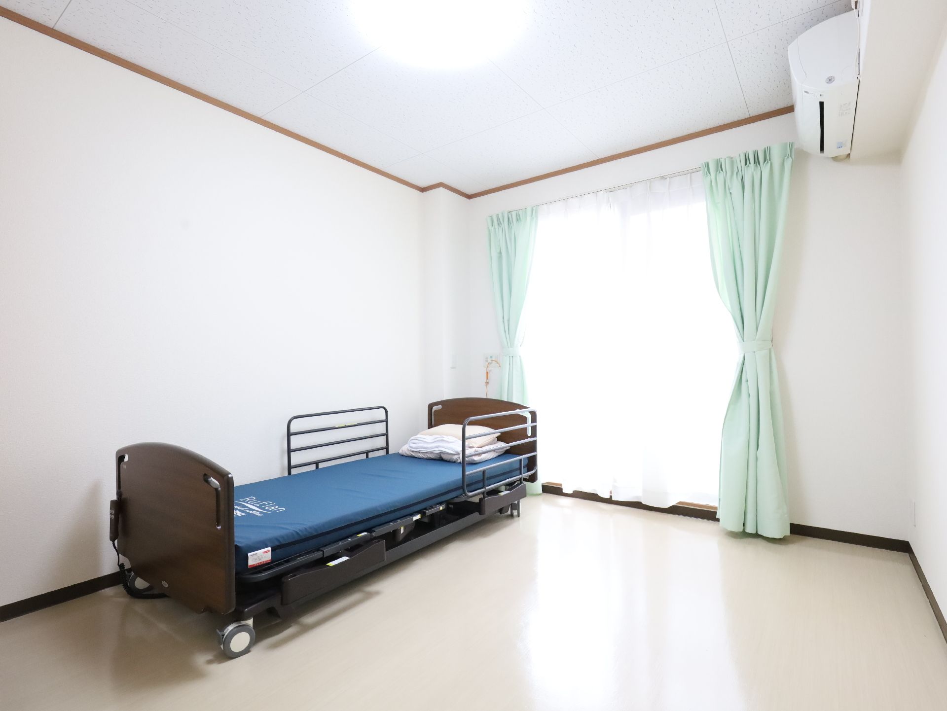 広く、さまざまなコーディネートが可能な居室