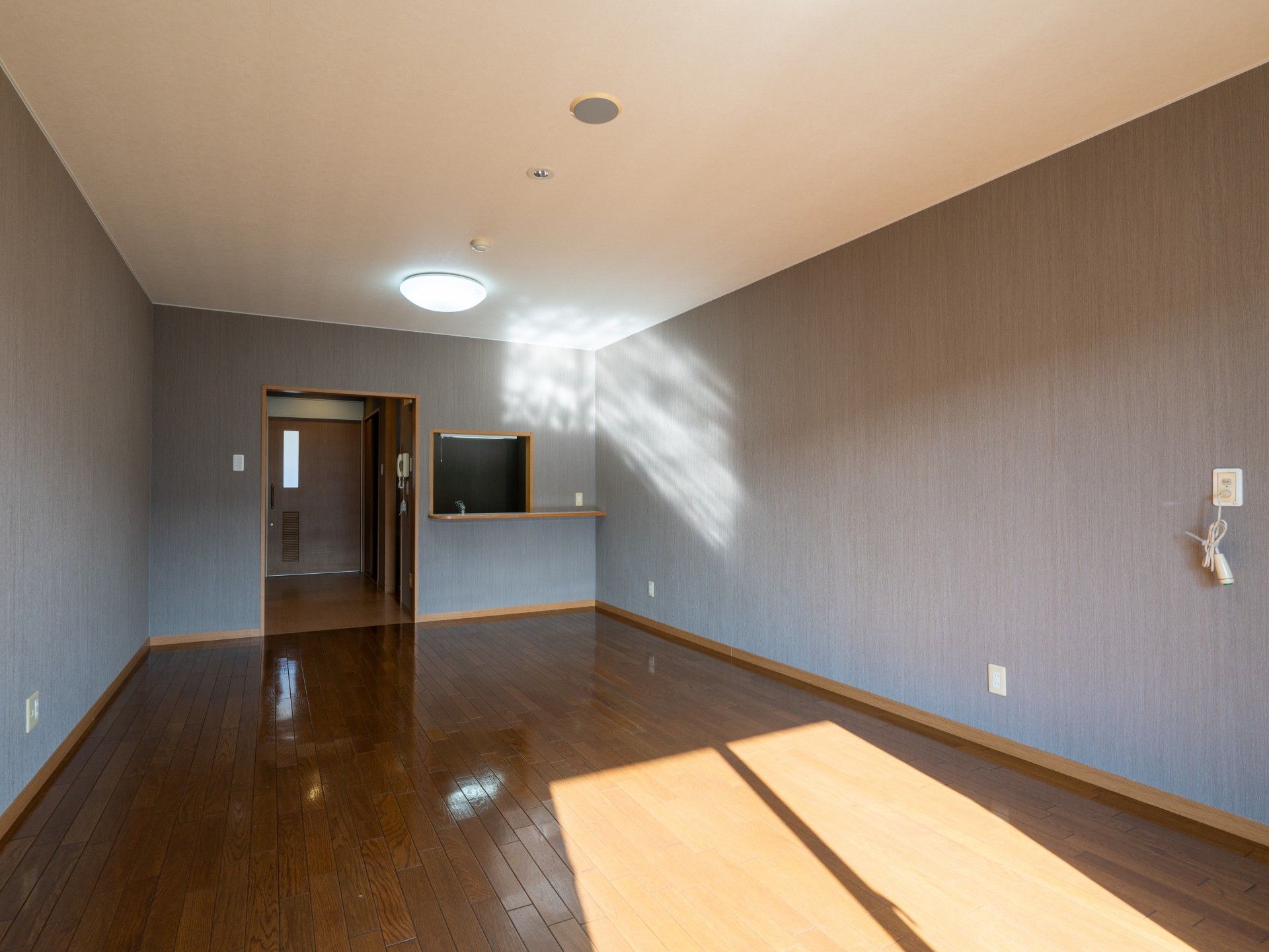 日差しが差し込む部屋