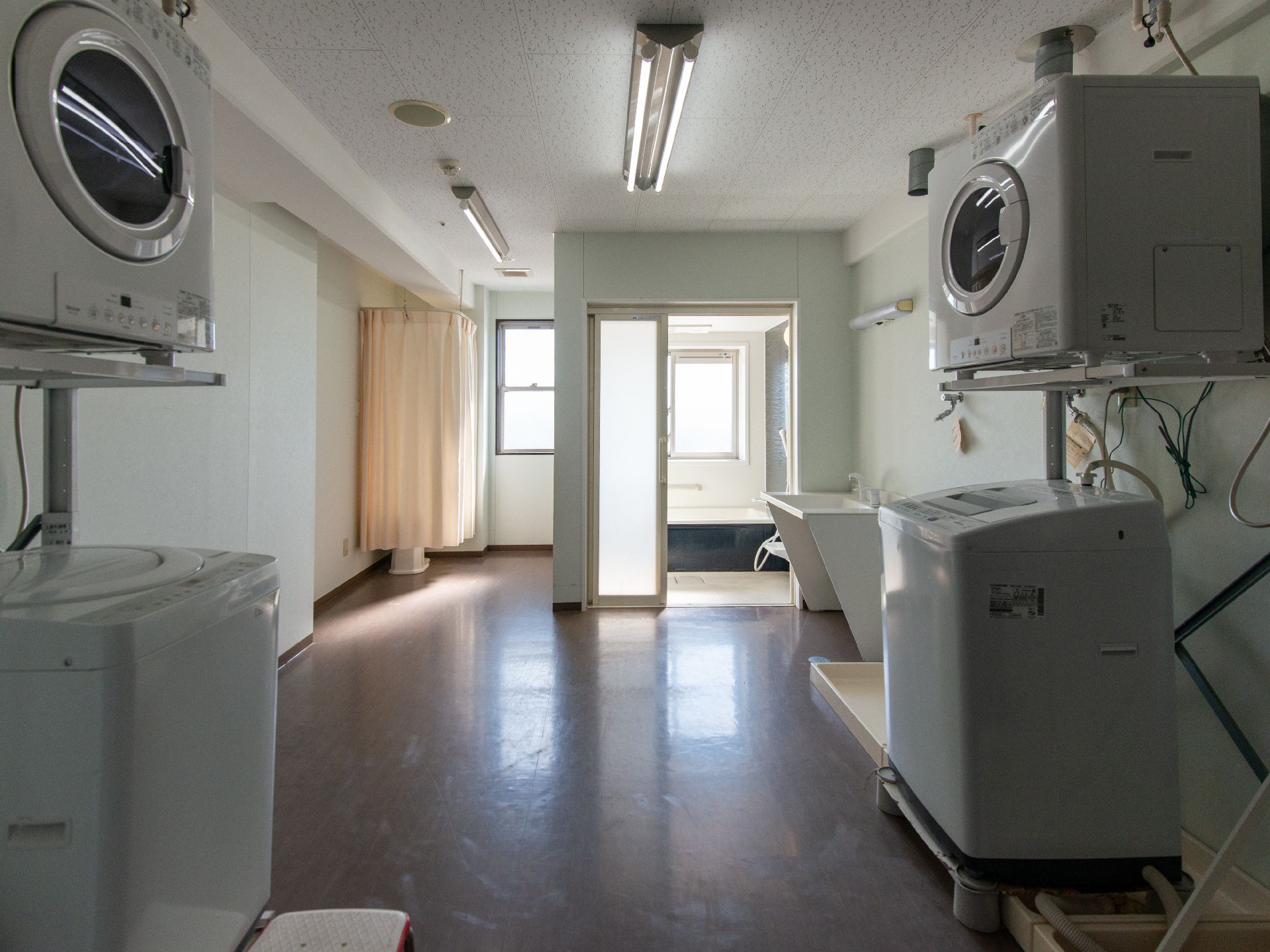 洗濯機のある高齢者向け住宅