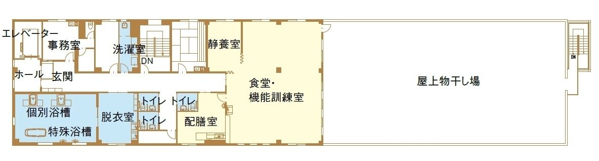 ルピナス港南の4階のフロアマップ