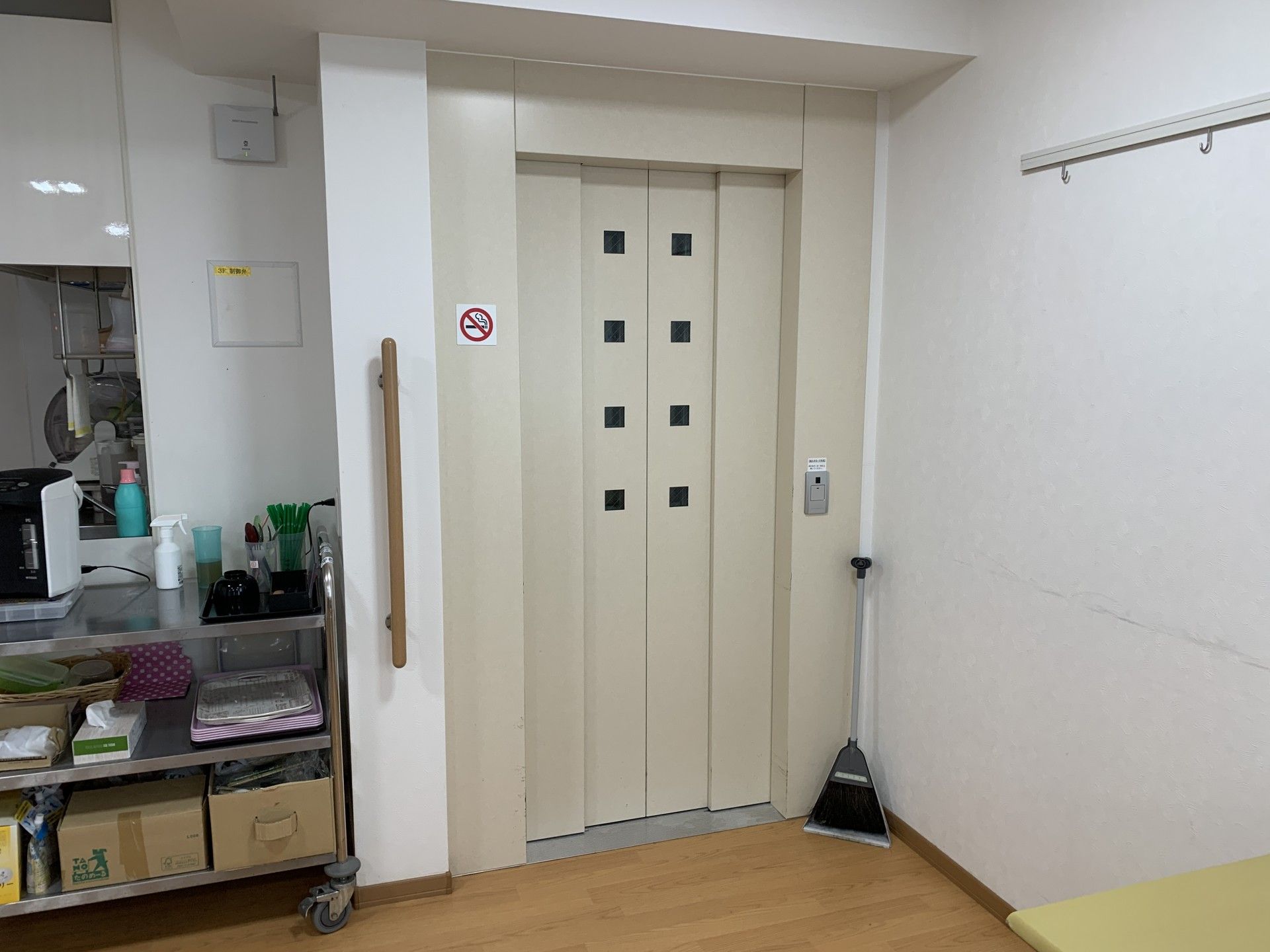 ゆったりとしたエレベーター