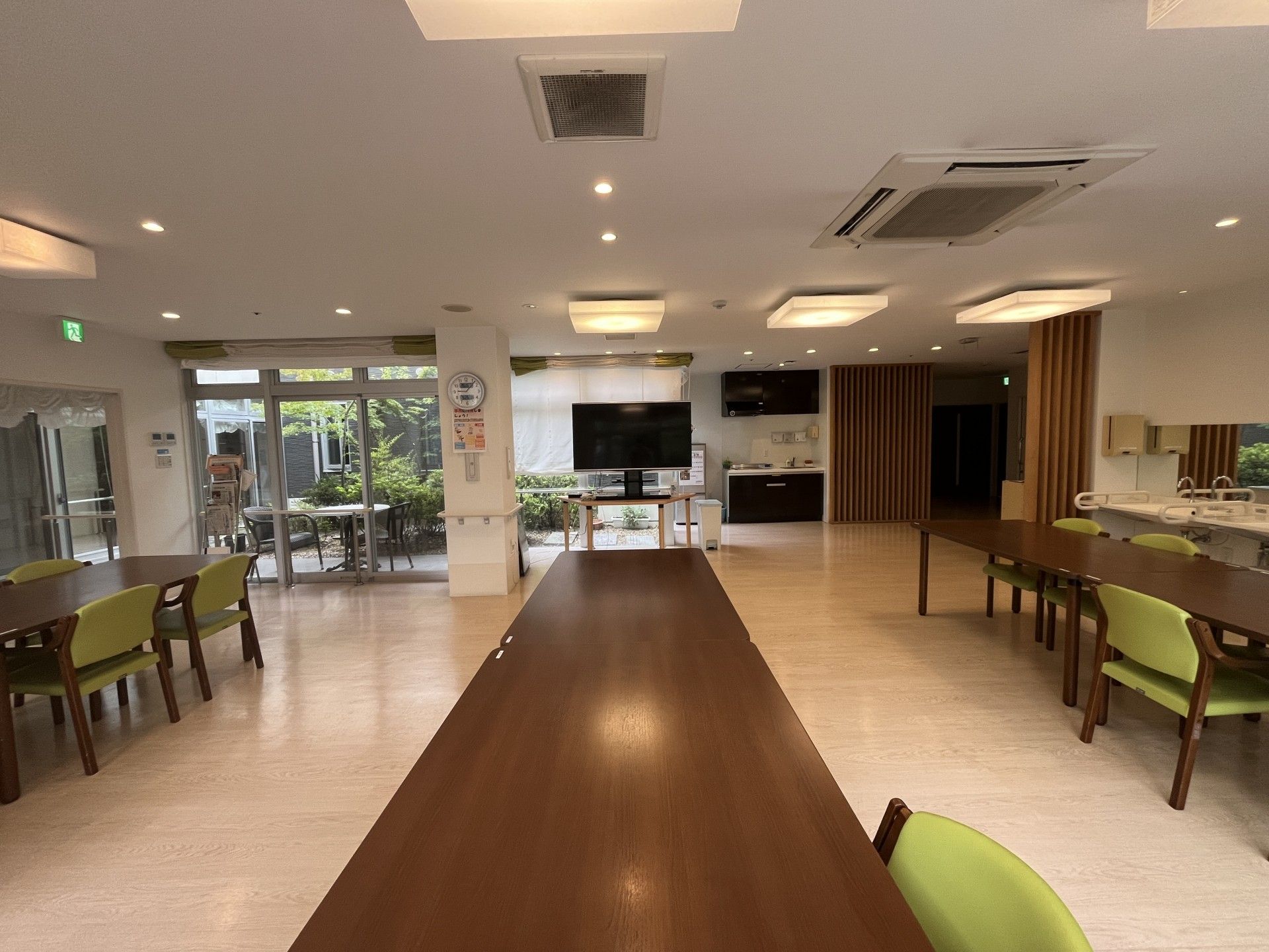 広々とした共有スペース