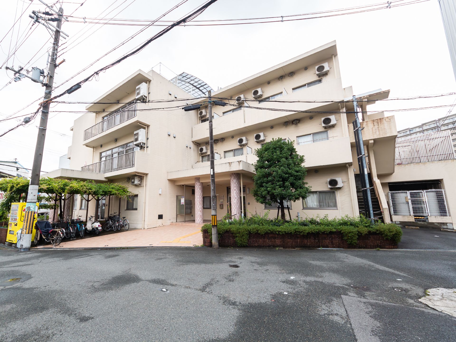医療との連携が行われた施設外観