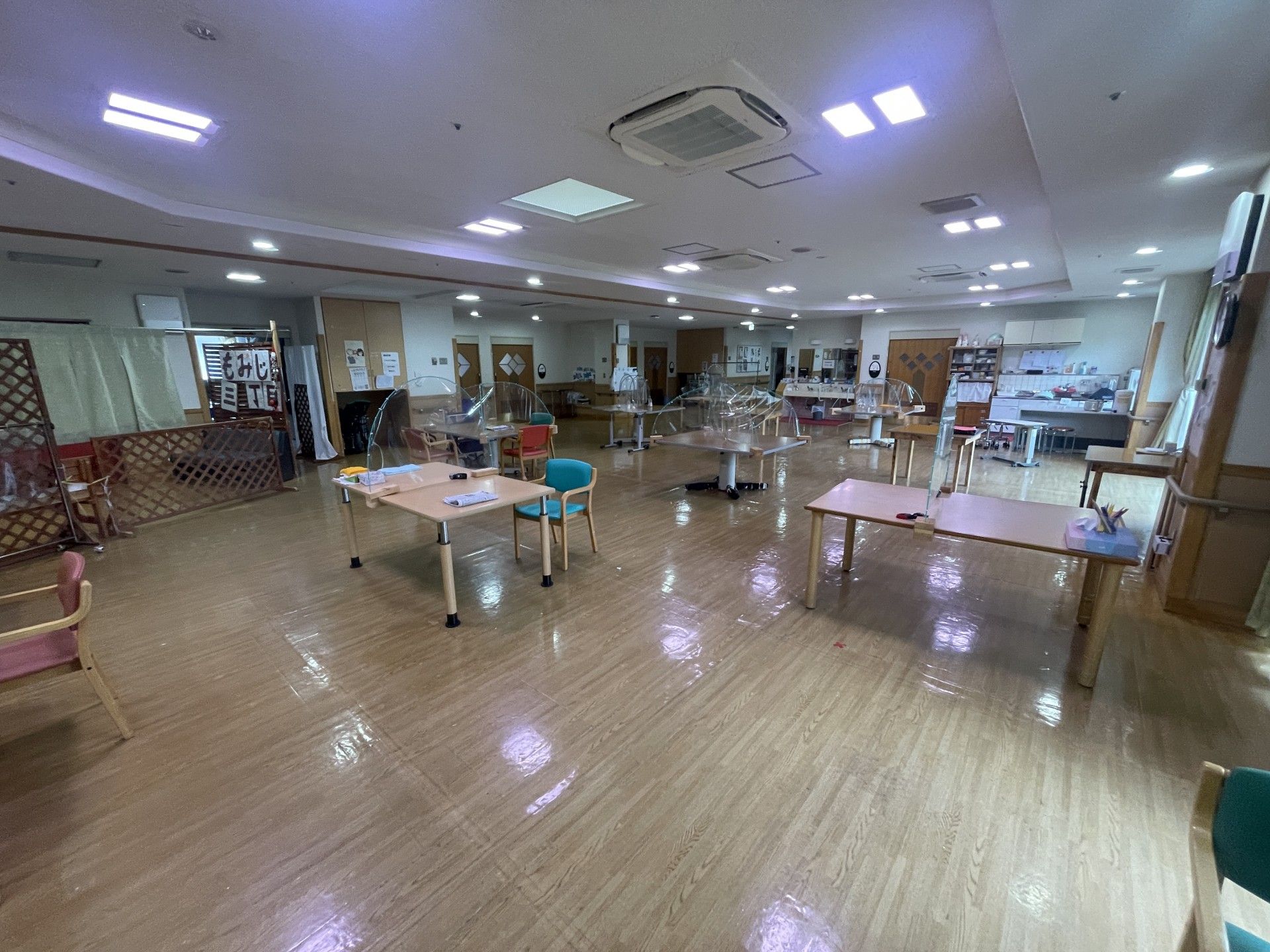 広々とした共有スペース