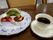 ケーキとコーヒー