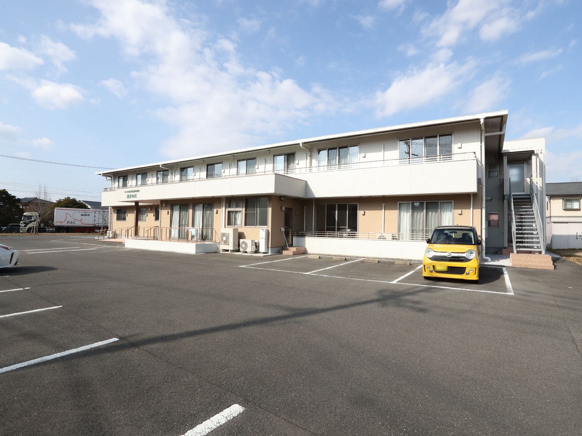駐車場のある介護施設