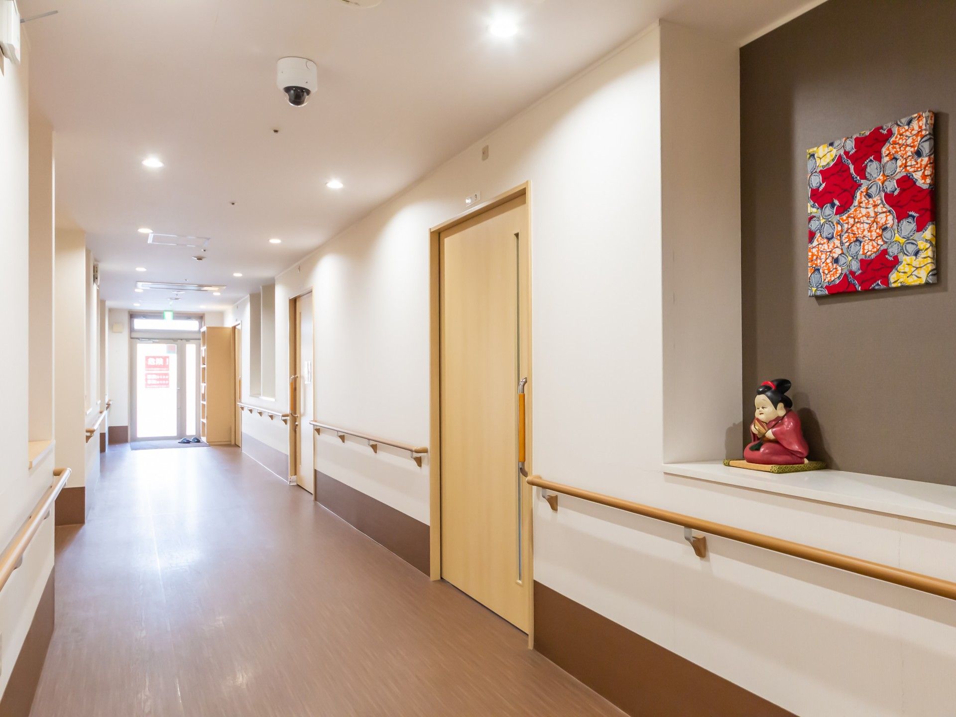 明るい廊下