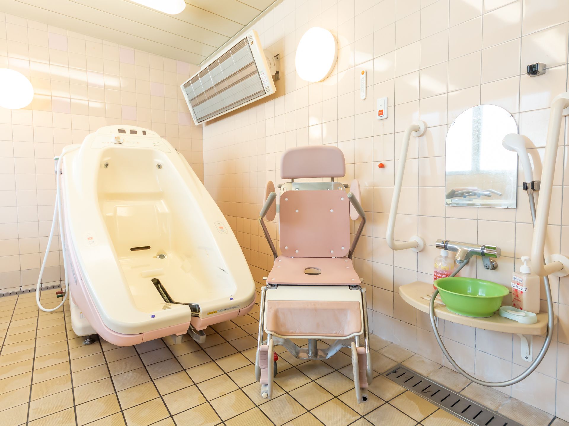 入浴装置をご用意している浴室