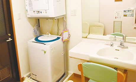 洗面台と洗濯機
