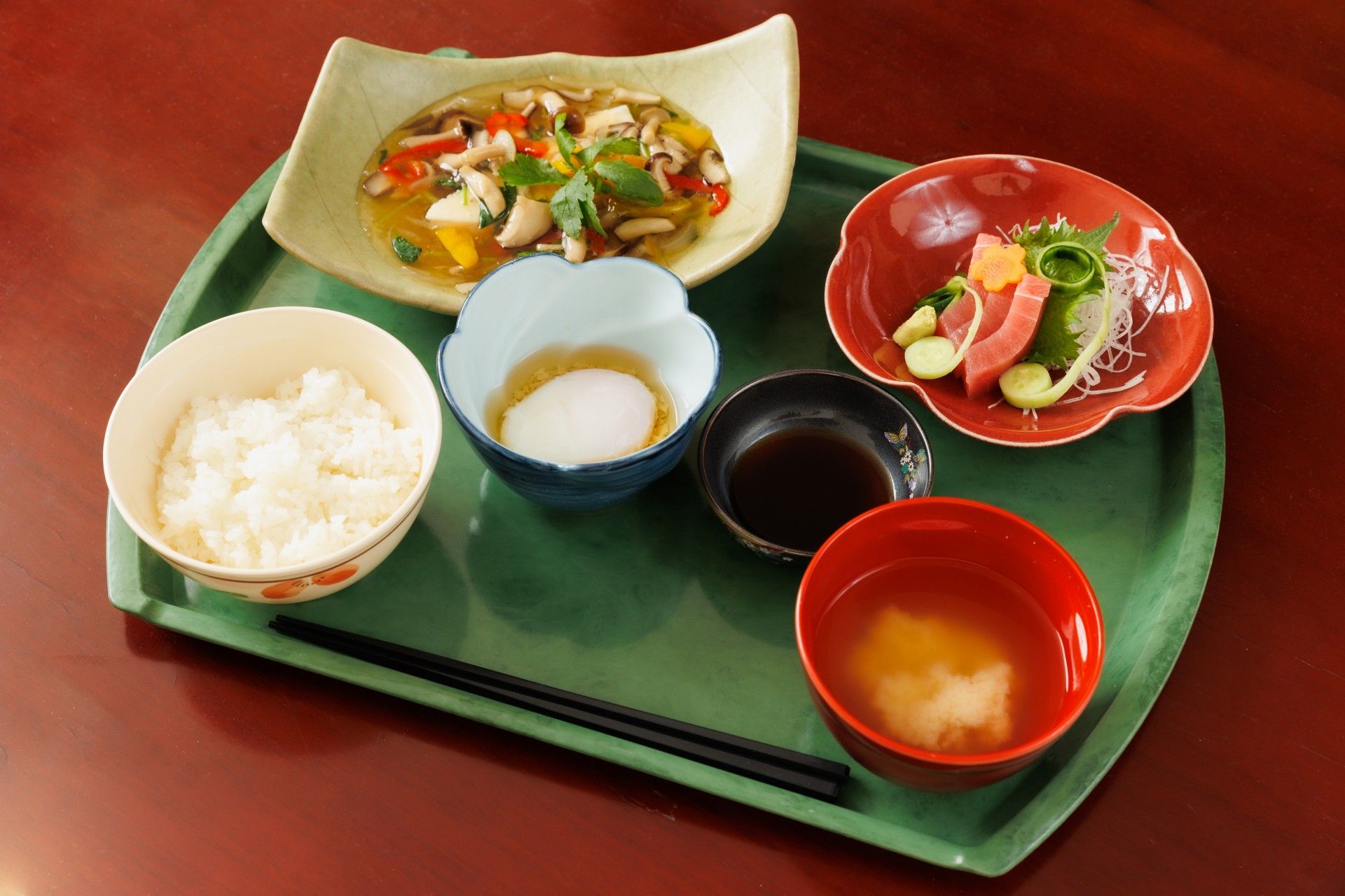 バランスの取れた食事内容