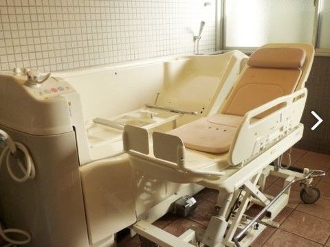 エクセレント西宮の機械浴室。充実した浴室環境を整えております。ご負担の少ないご入浴をしていただけます。