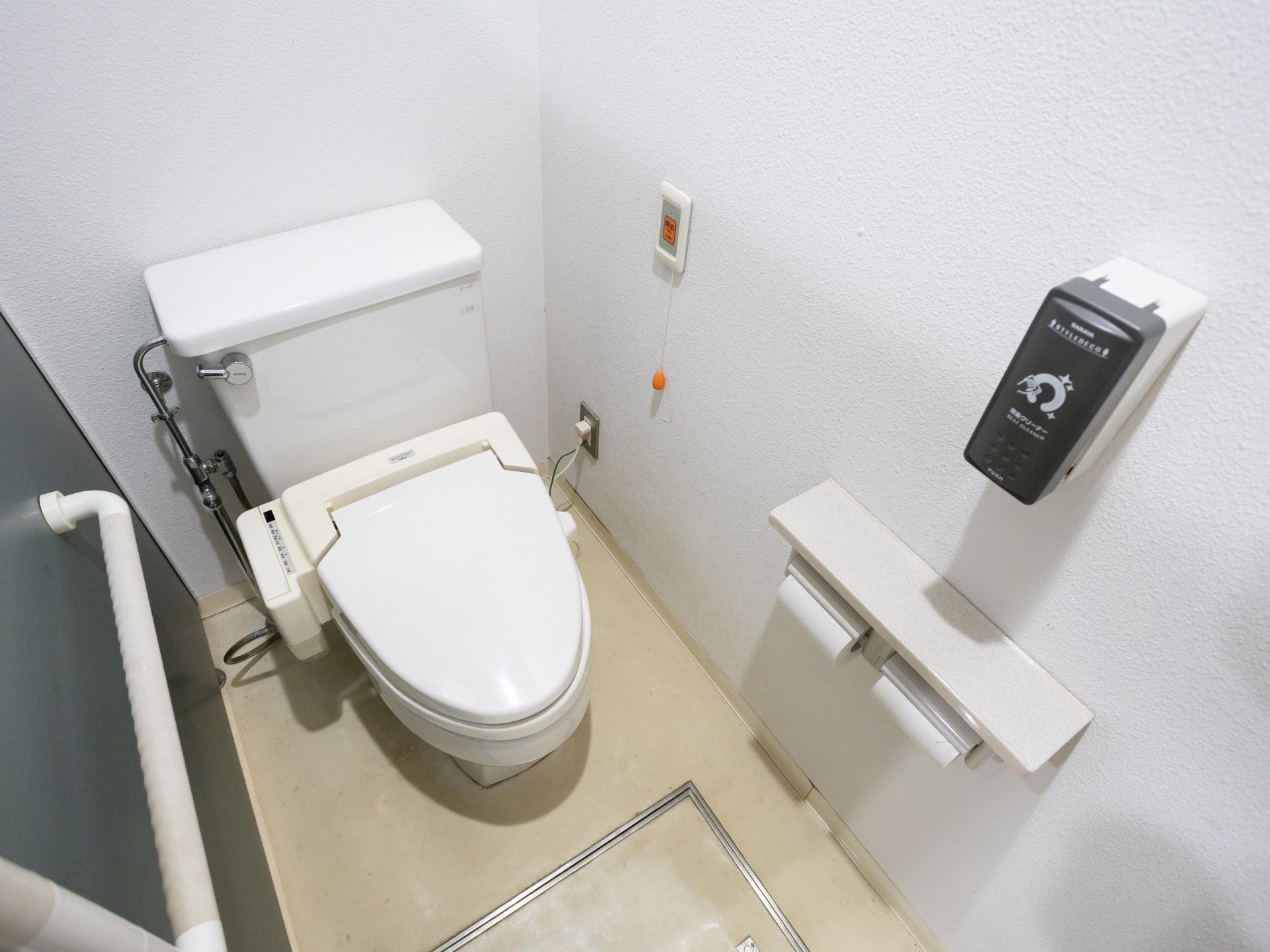 安全に配慮したトイレ