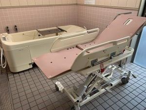 入居者様のお体の状態に合わせた浴室
