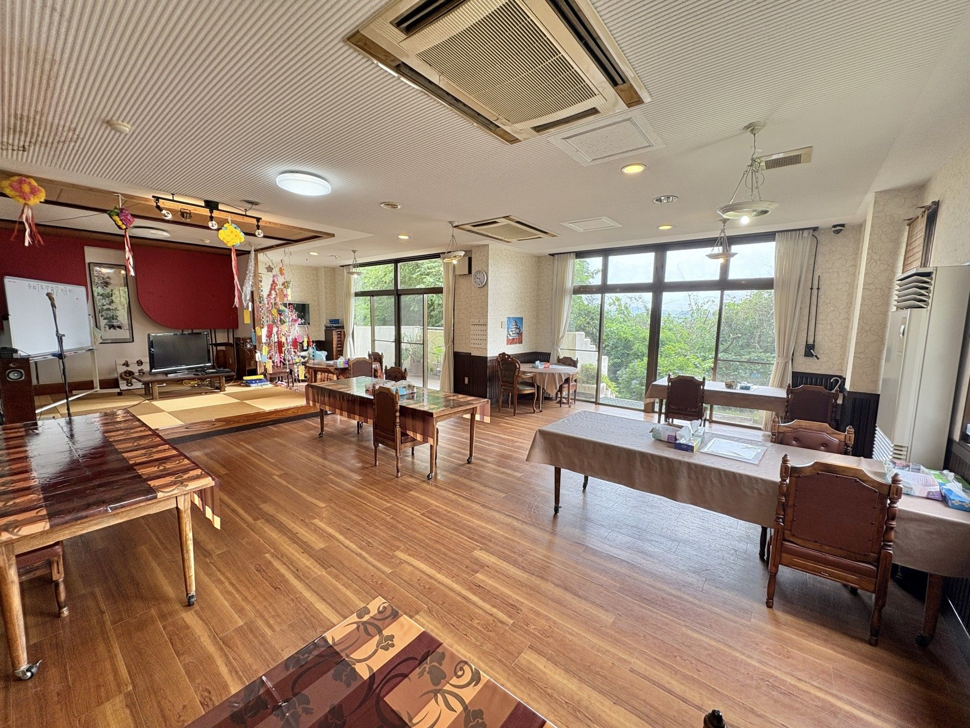 広々とした共有スペース