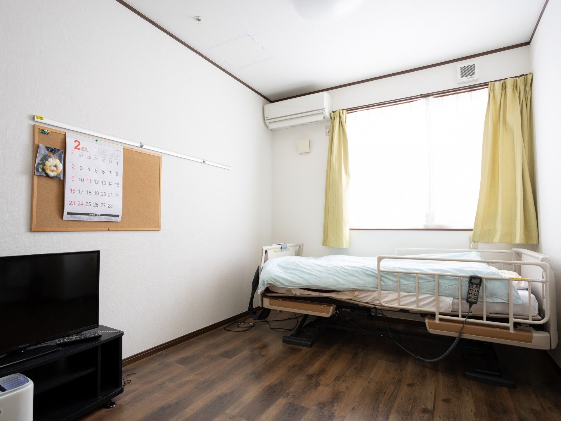 落ち着いた個室の様子