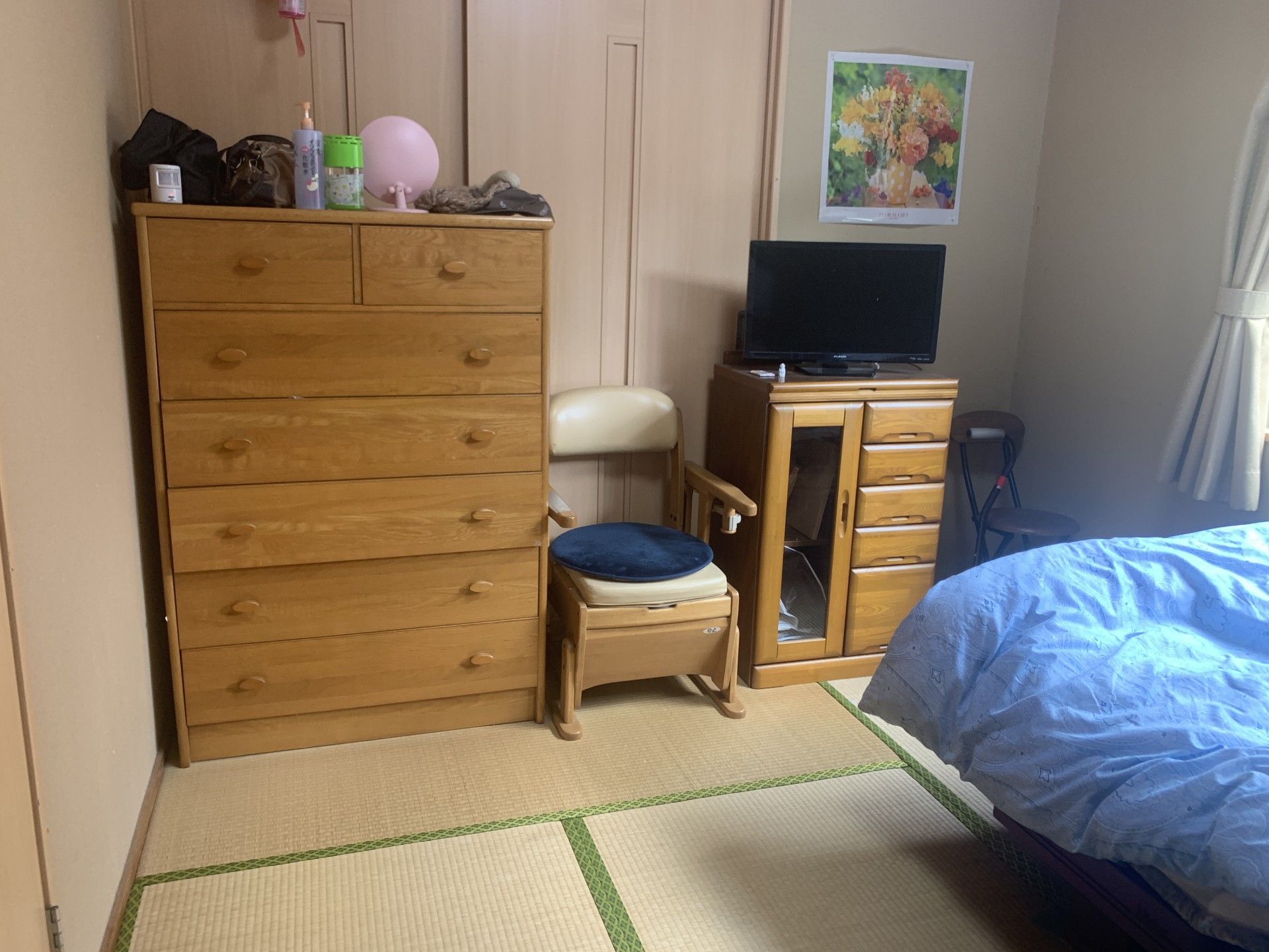 落ち着いた和室の一角