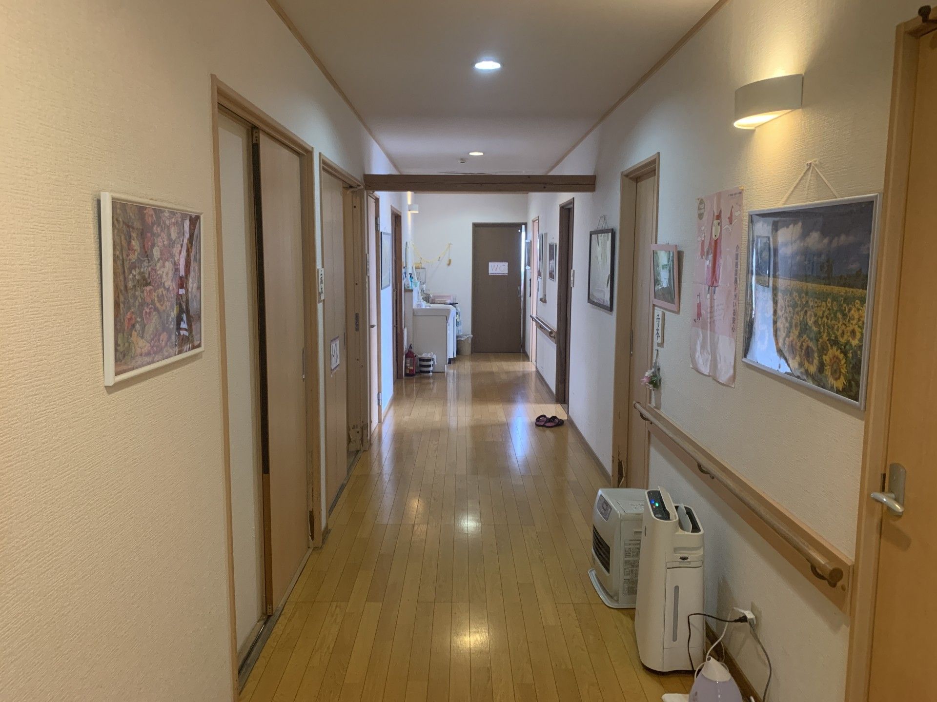 明るい廊下