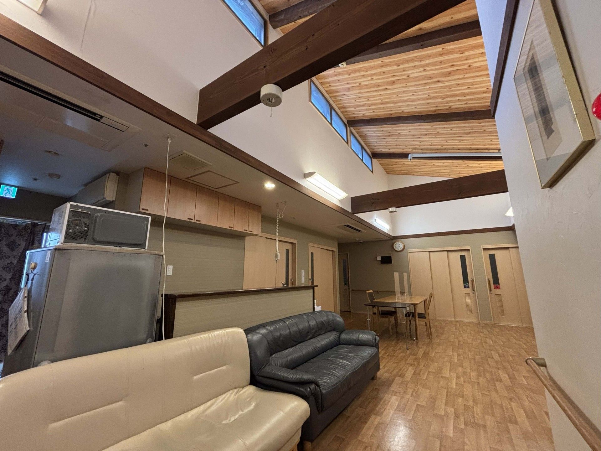 開放的なリビングスペース