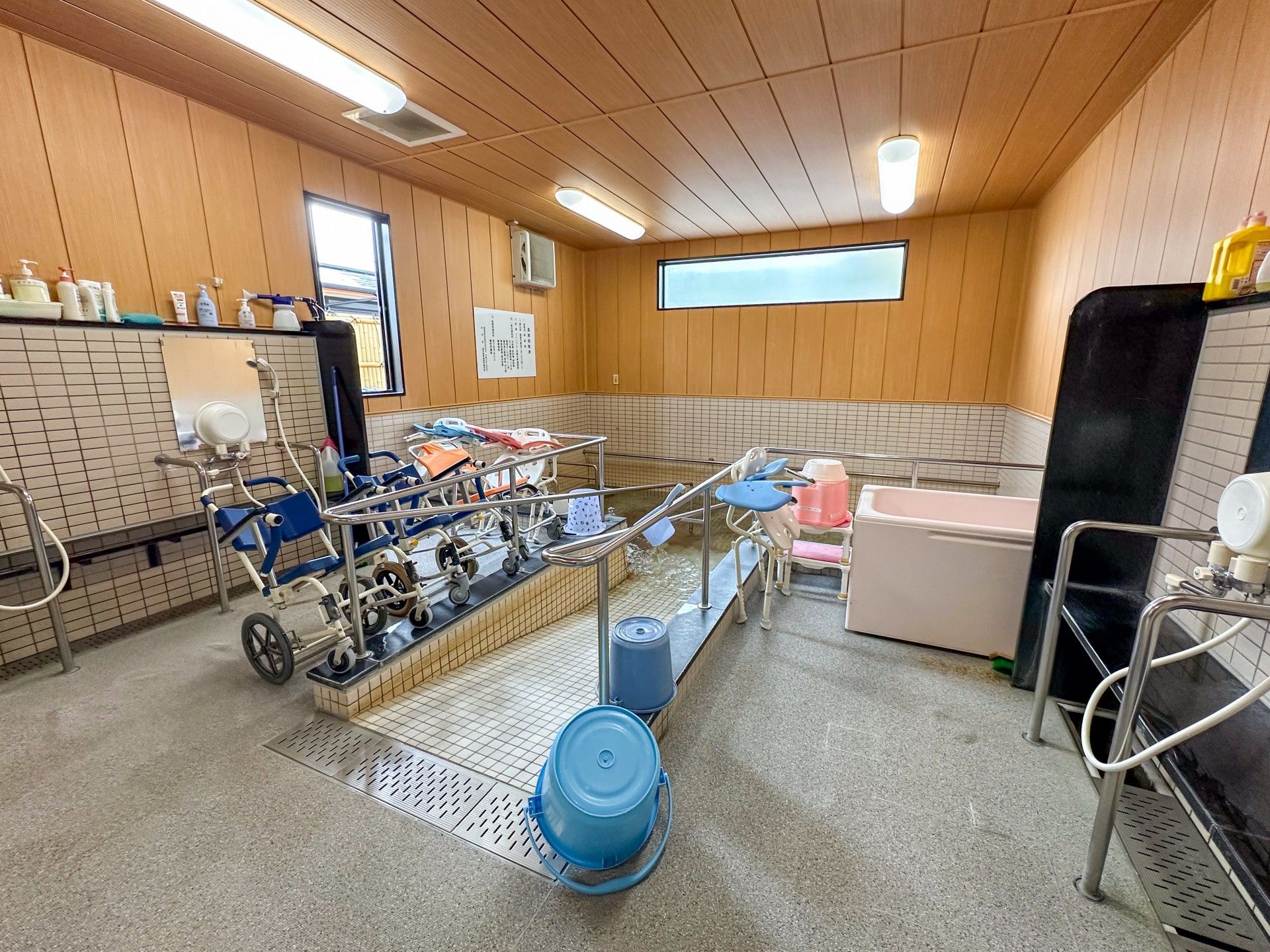 ケア用具整備された部屋