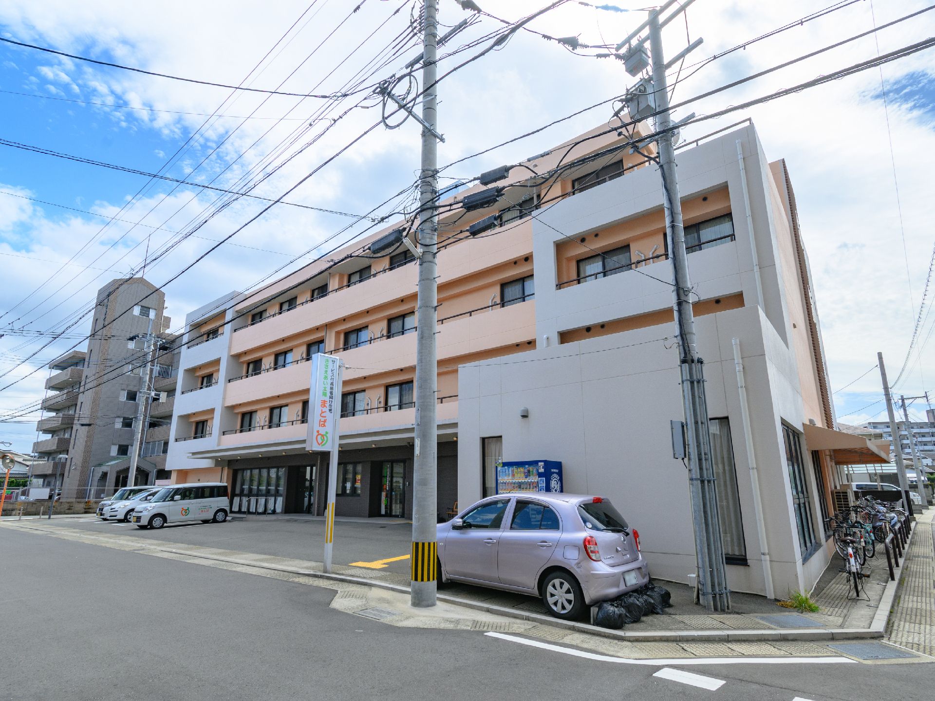 全室個室の施設外観