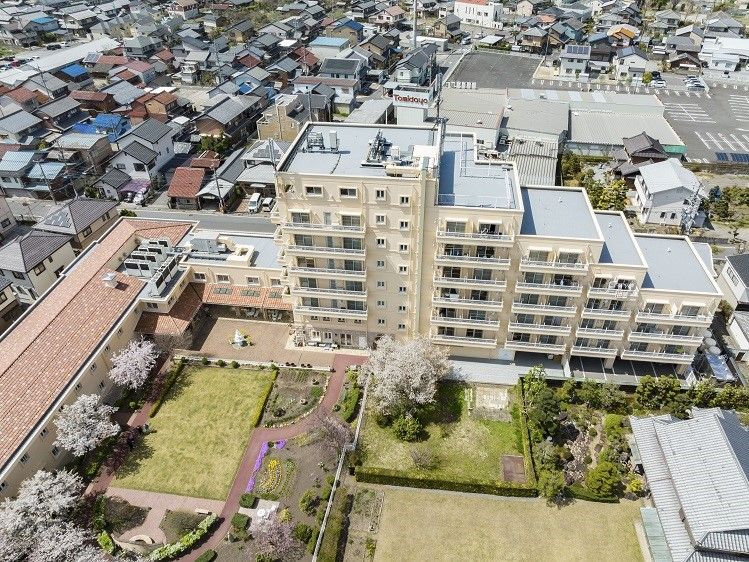 ドローン撮影による外観