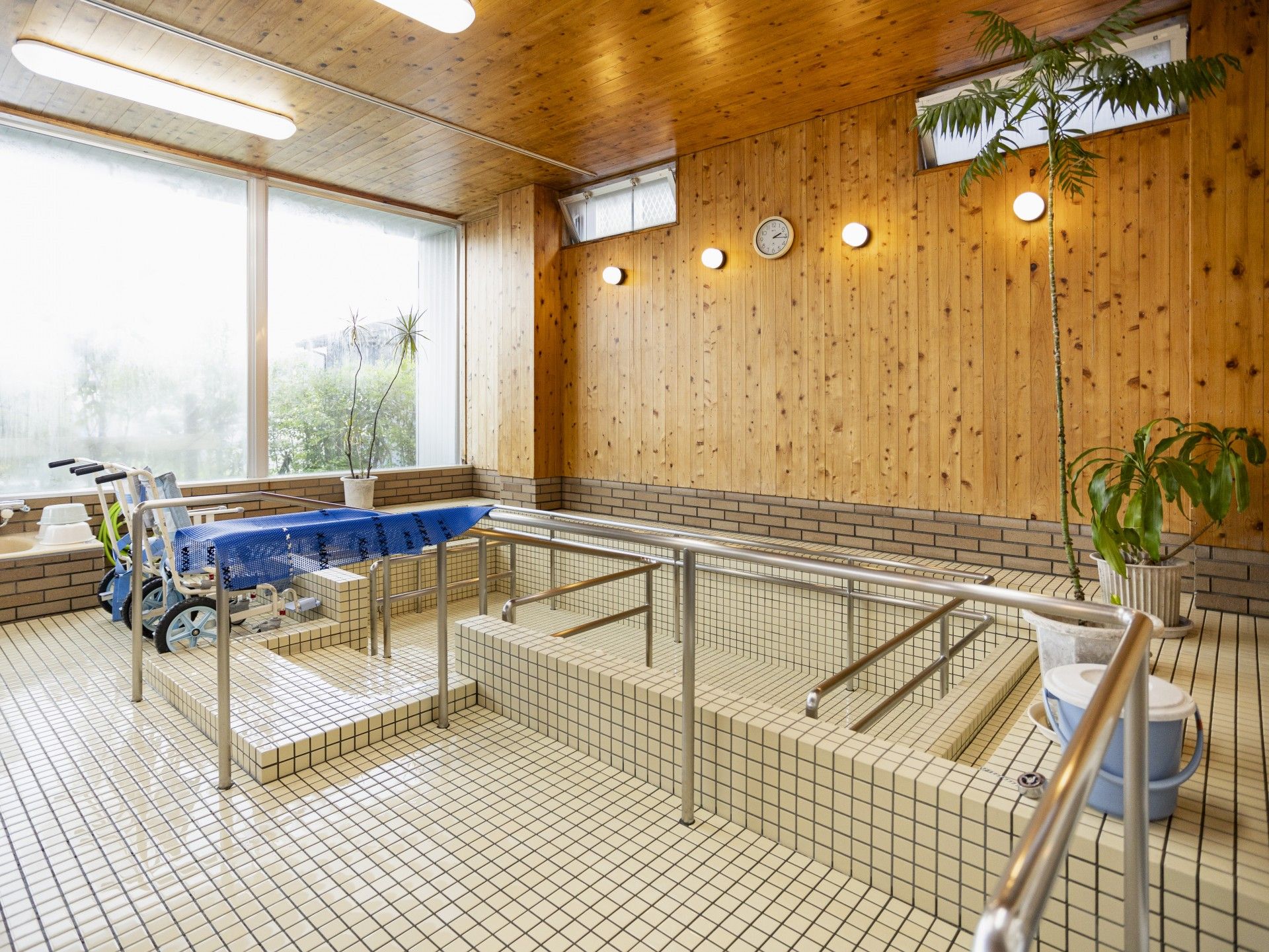 広い浴室の様子