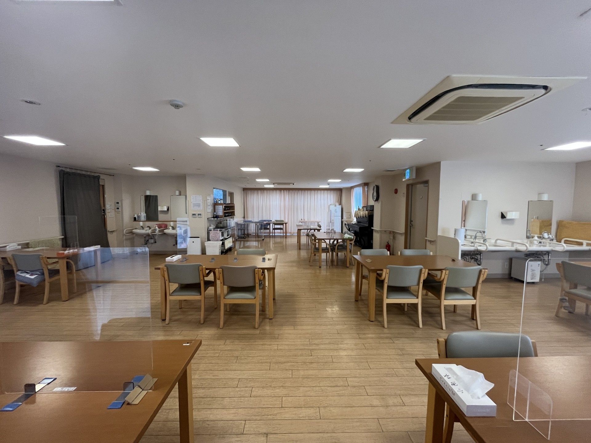 広々とした共有スペース