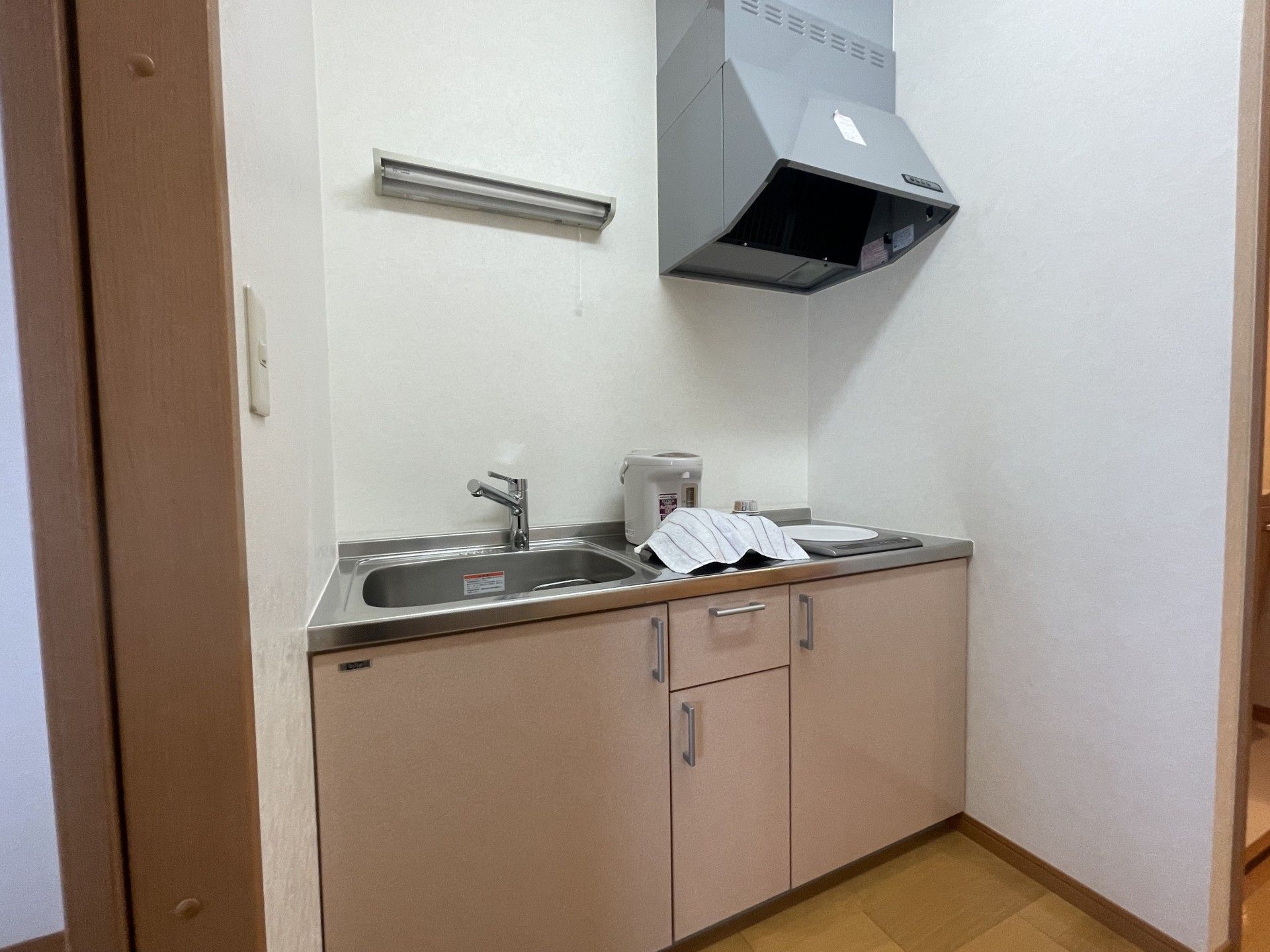 使いやすい小さなキッチン