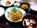 彩り豊かな食事の一例