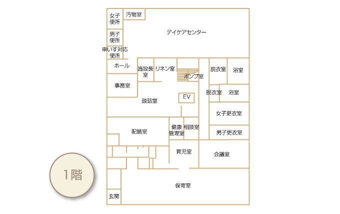 シルバーシャドウの1階のフロアマップ