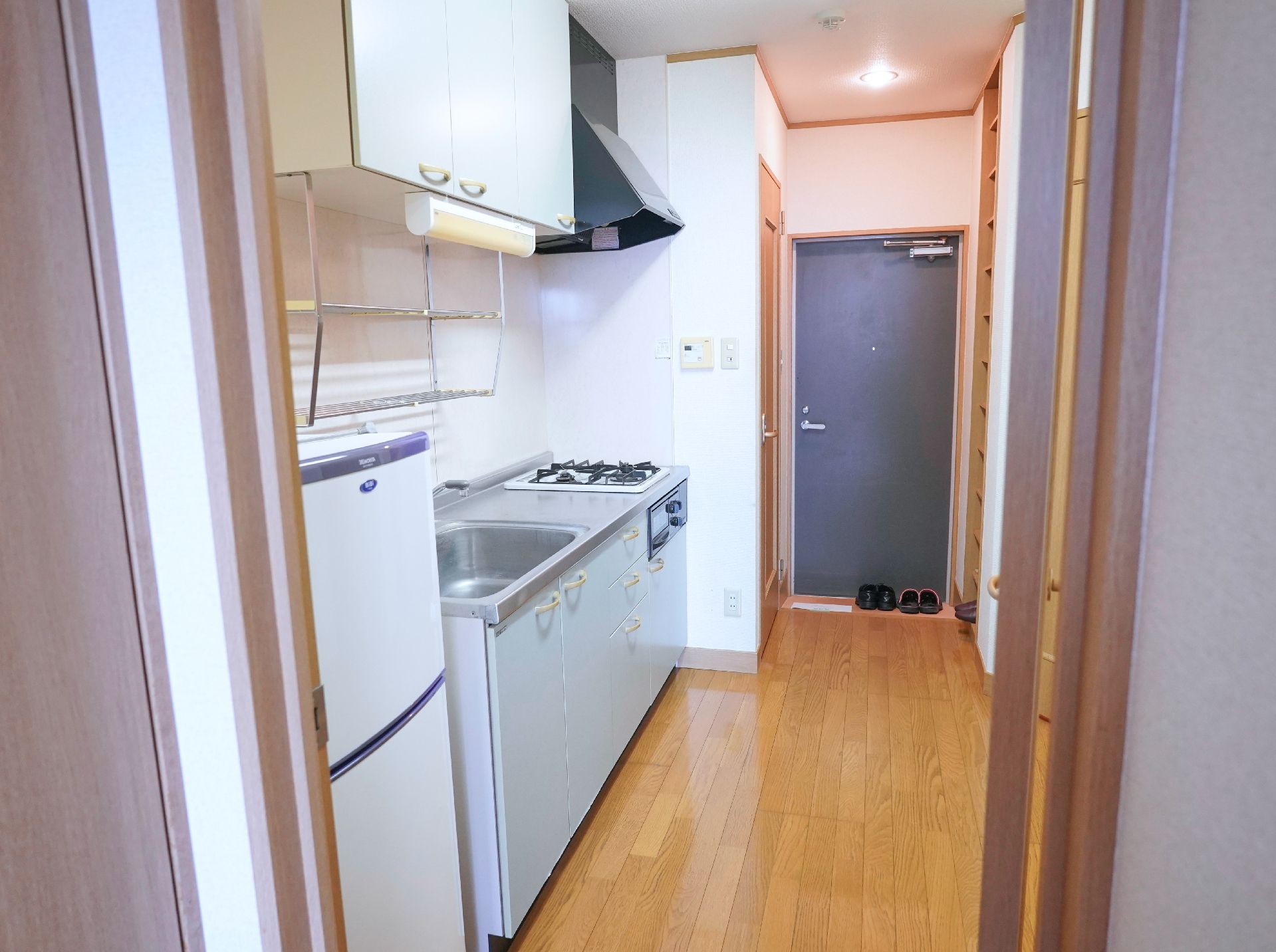 館内に設置され、入居者が自由に使えるキッチン