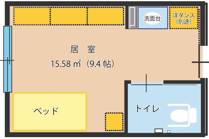 居室の間取り図