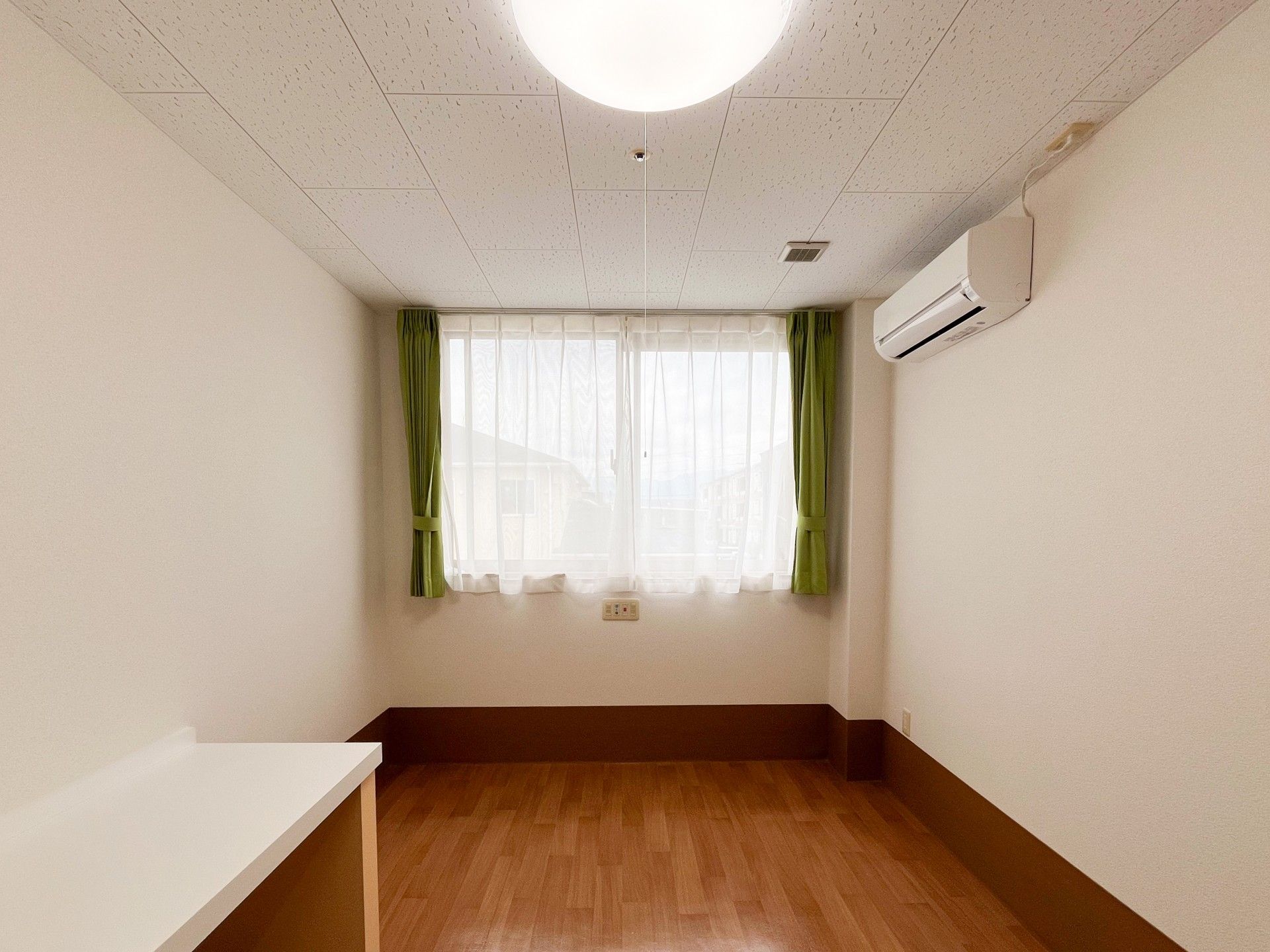 清潔な個室の一角