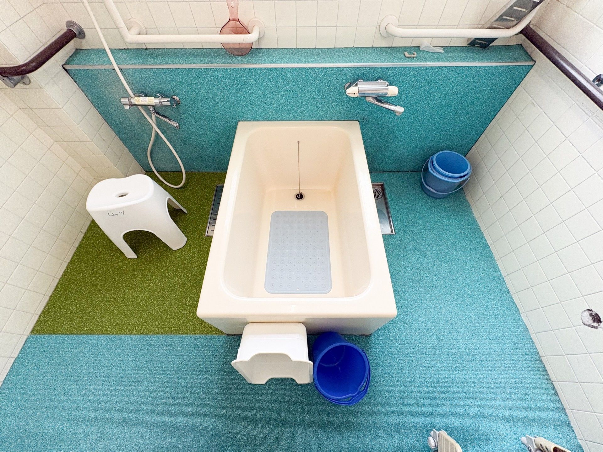 安全な浴室設備