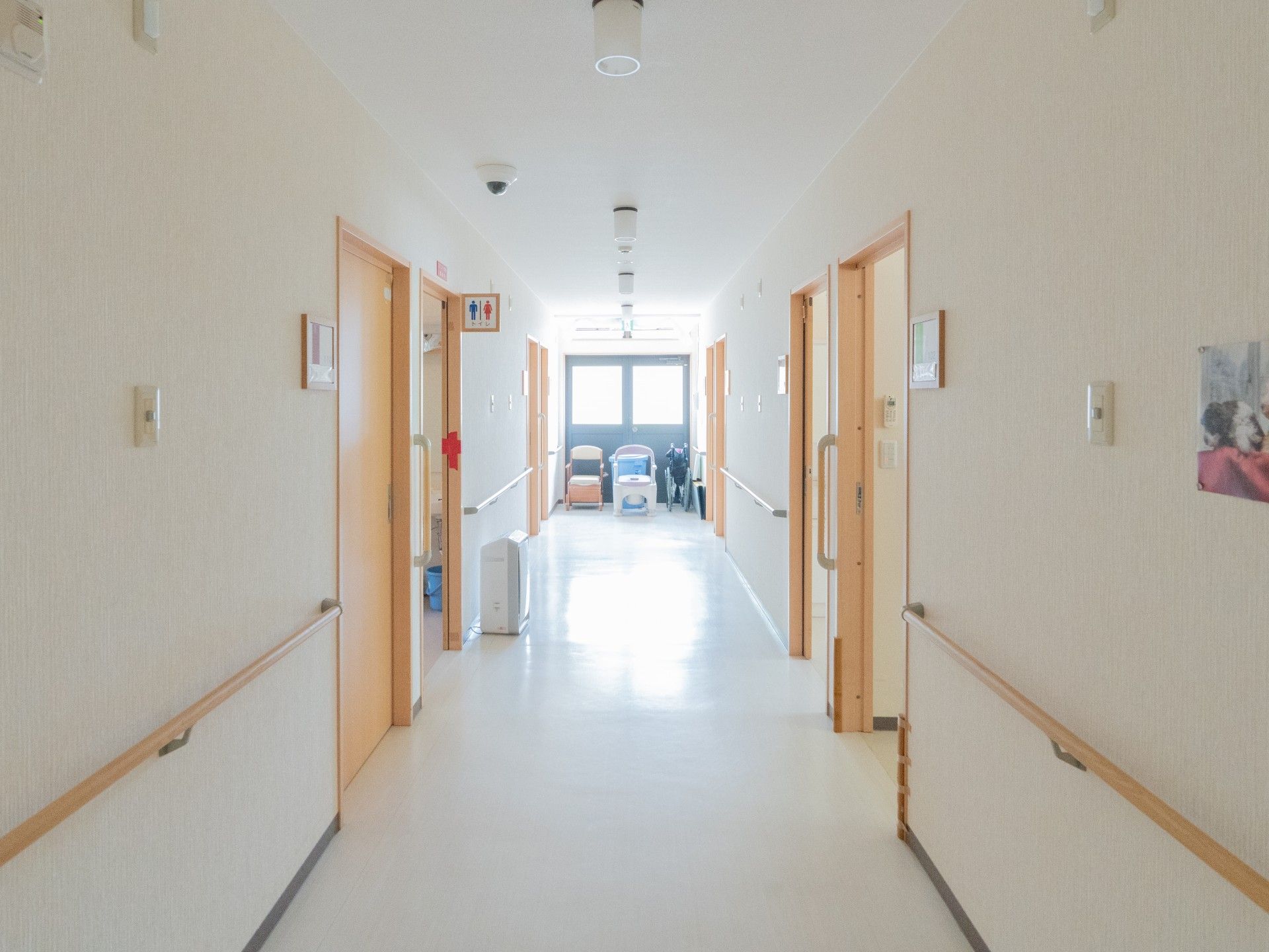 明るい廊下