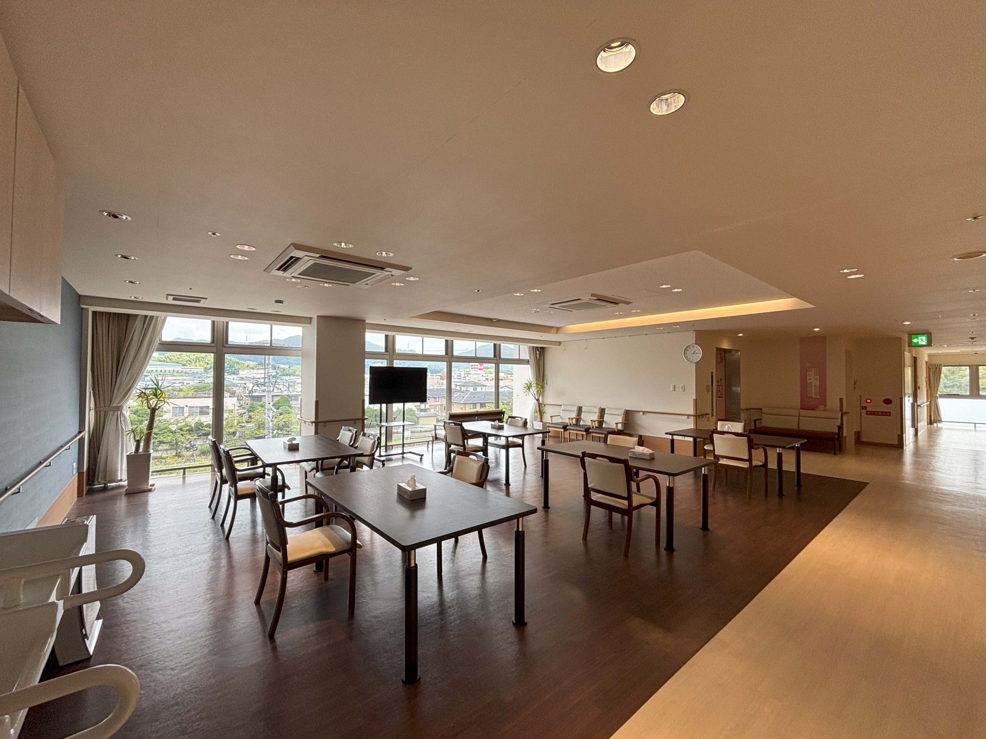 広々とした共有スペース