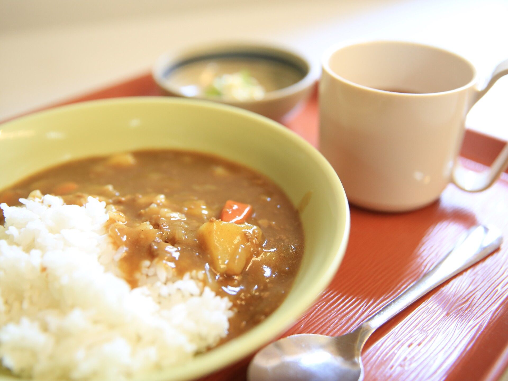 健康的な食事の一コマ