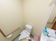 ゆとりのあるオシャレなトイレ空間
