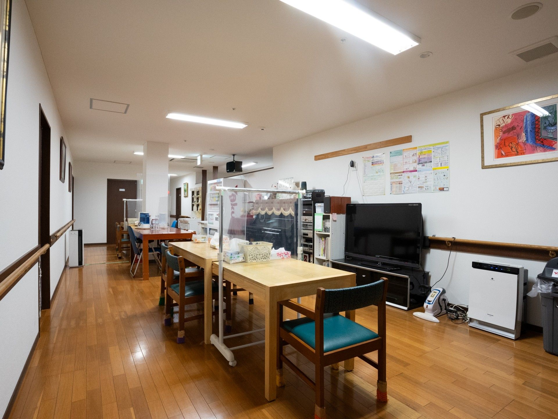 共有スペースの和やかな雰囲気