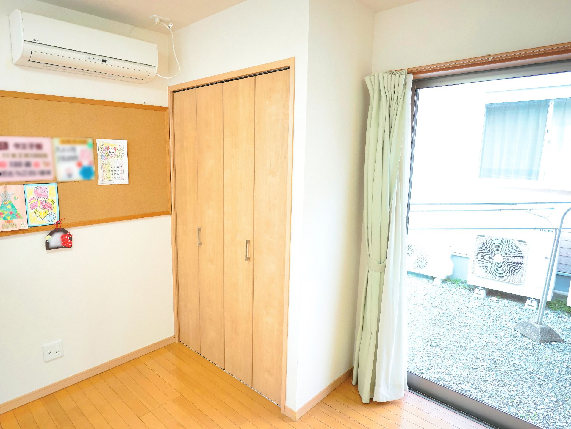 クローゼットが設置された居室