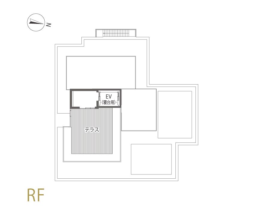 チャームプレミア代々木初台のＲＦのフロアマップ