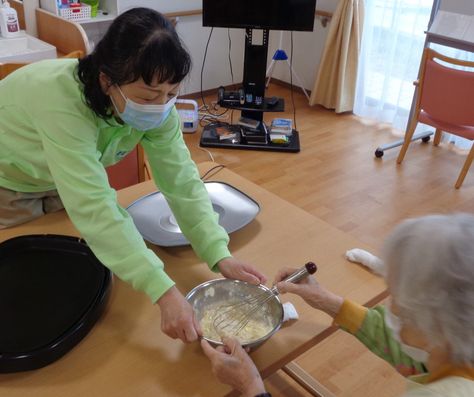 パンケーキ作り