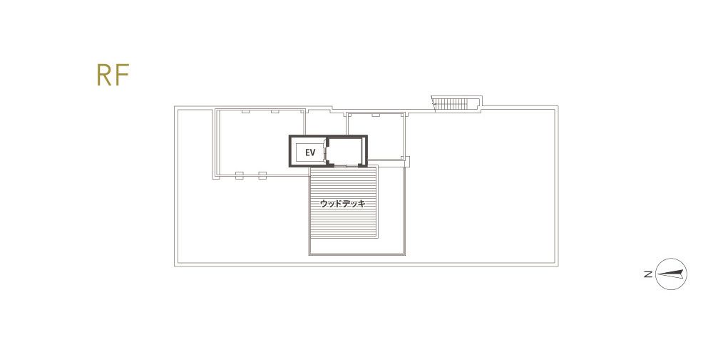 チャームプレミアグラン松濤のＲＦのフロアマップ