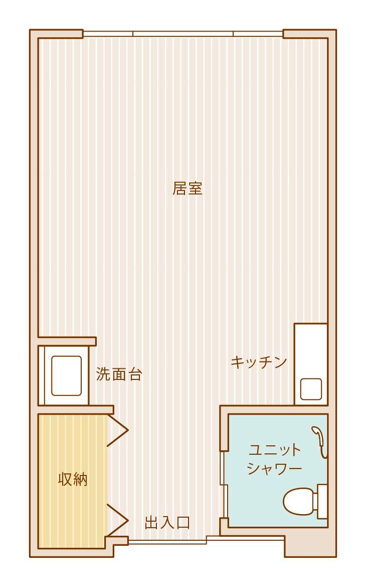 居室の間取り図