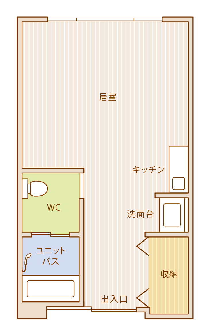 居室の間取り図