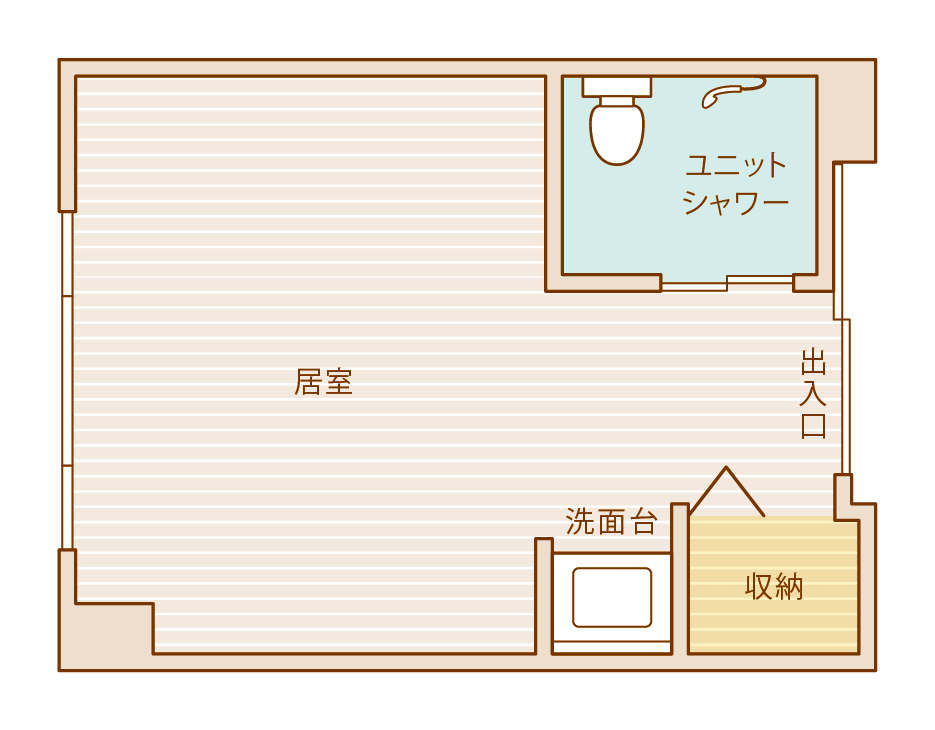 居室の間取り図