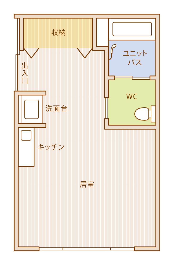 居室の間取り図