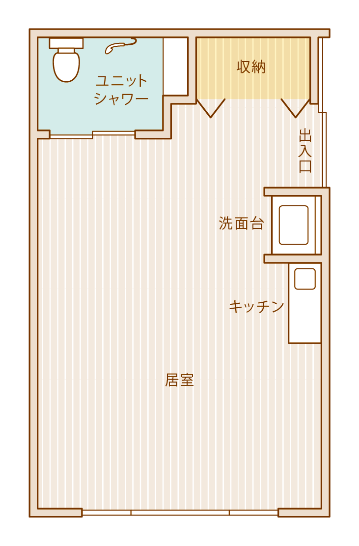 居室の間取り図