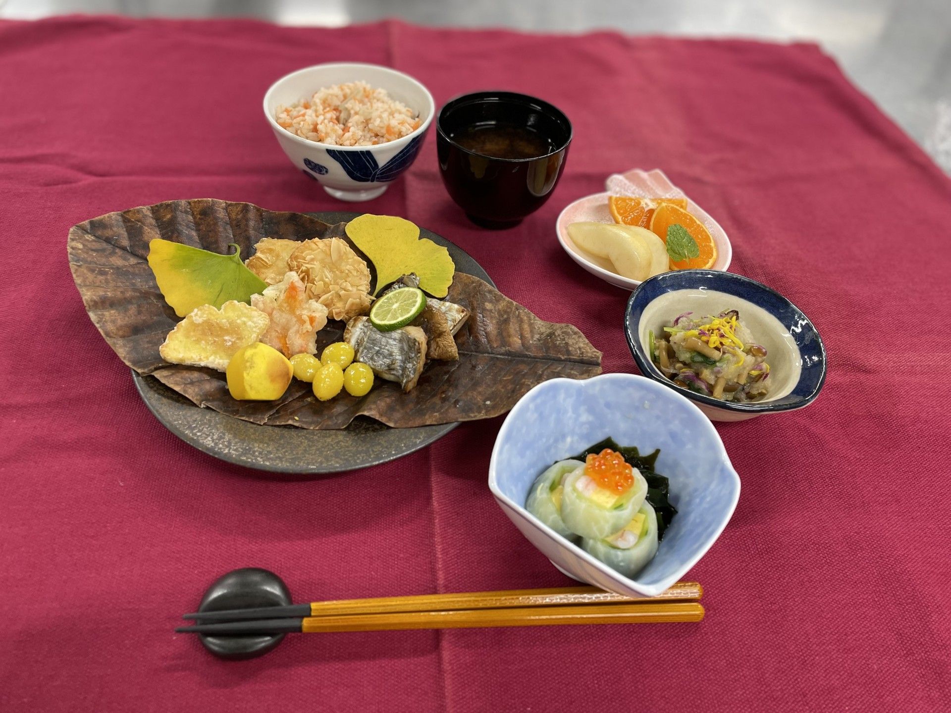彩り豊かな和食膳