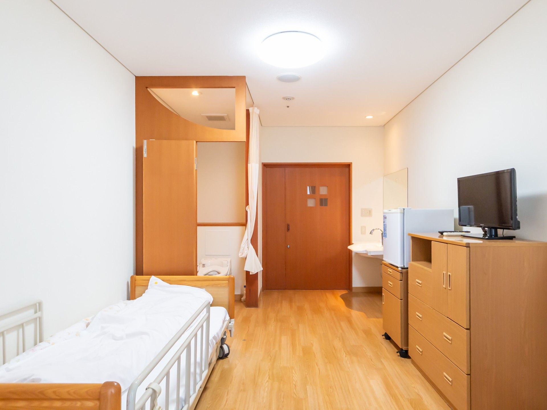 落ち着いた個室の様子